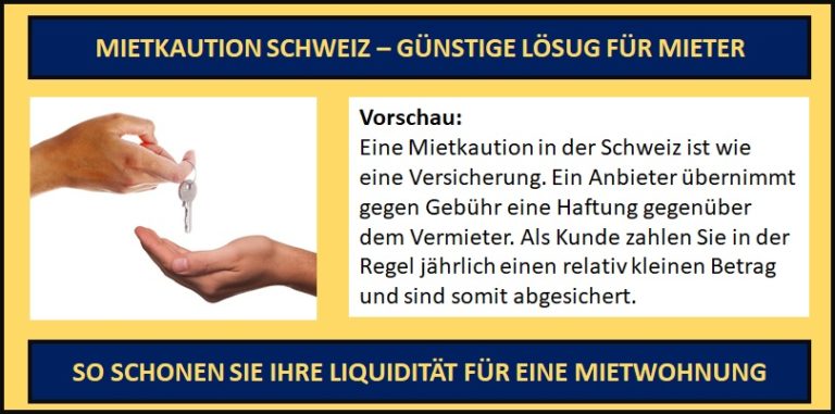 Wie Funktioniert Eine Mietkautionsversicherung